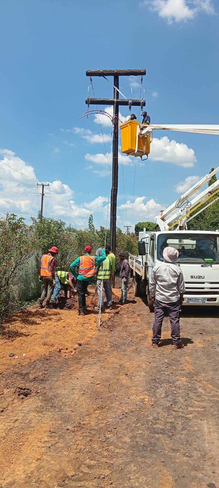 Field distribution installation
